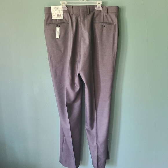 Calvin Klein Slate Gray Men's Dress Pants Size 36X32 - Picture 3 of 7